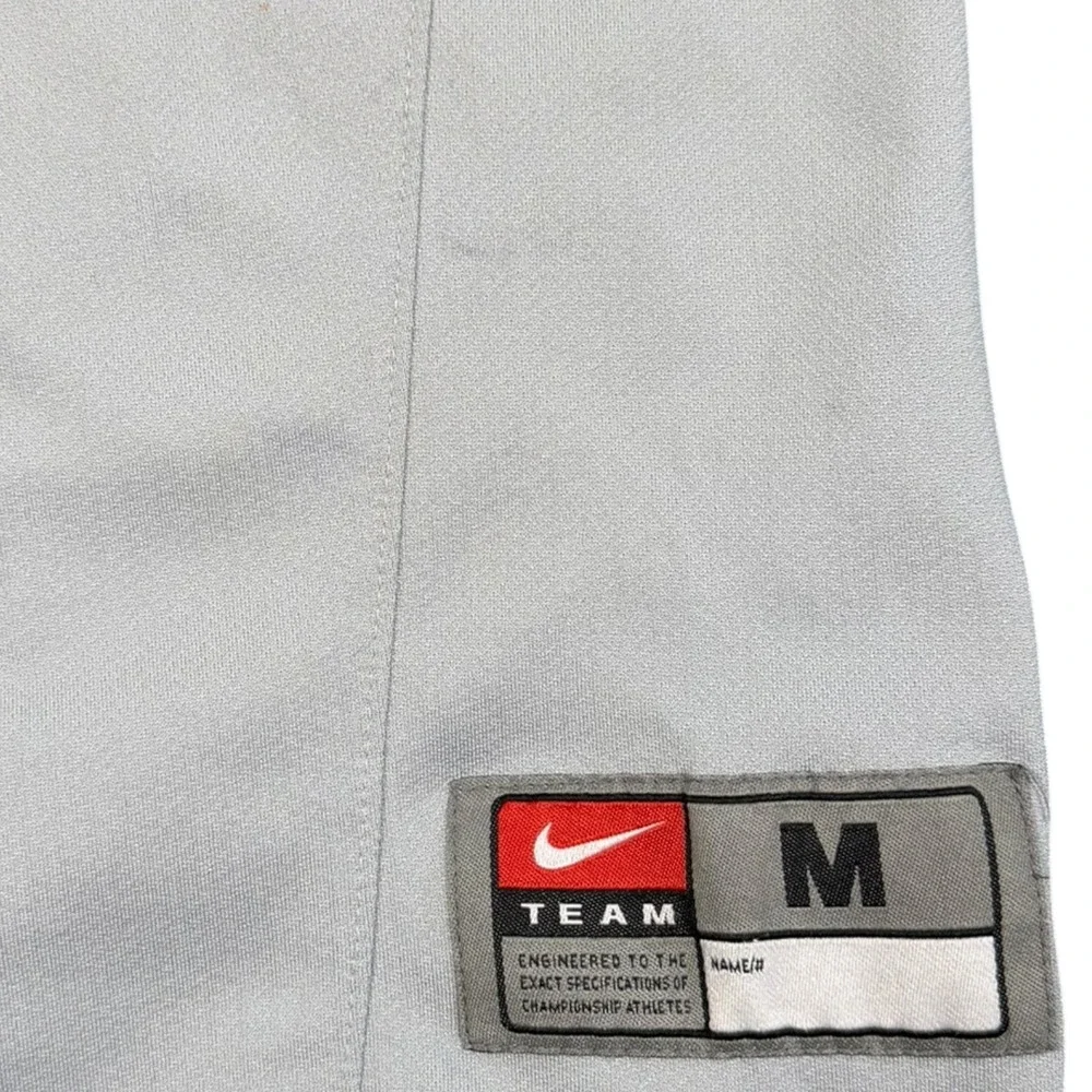 Nike Baseball Jersey Mens Medium Gray California Golden‎ Bears Dri-FIT Henley 3